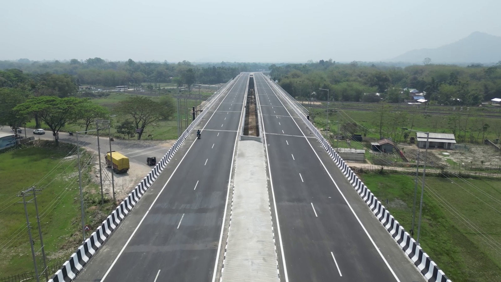 Assam reinforced earth soil wall project photograph