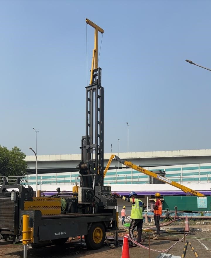 Siemens Mumbai geotechnical investigation photograph