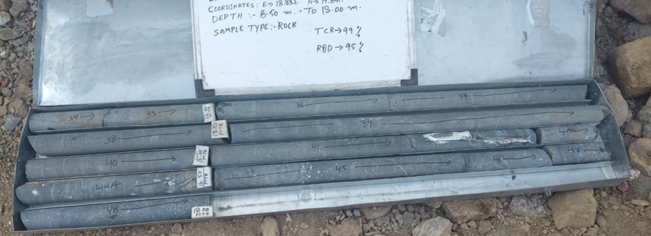 Siemens Mumbai geotechnical investigation photograph