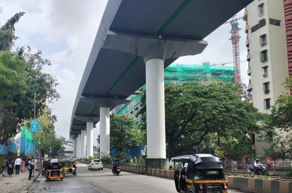 Mumbai Metro 4 project photograph